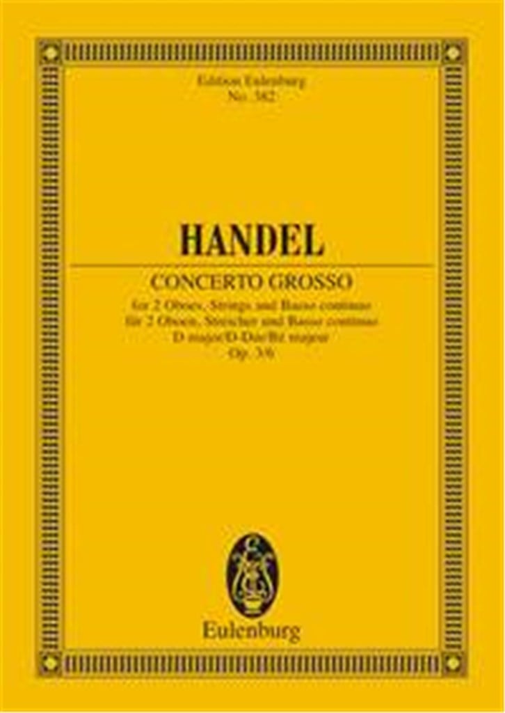 Concerto grosso D major op. 3/6 HWV 317